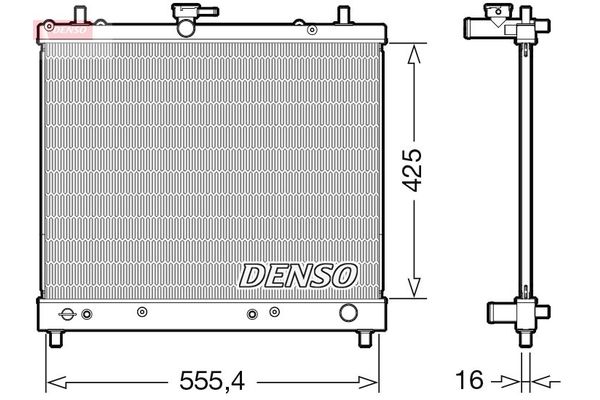 Su Radyatörü  DENSO DRM35006