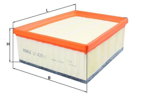 Hava Filtresi  Renault Talisman (11.2015->)  MAHLE LX 4297/1