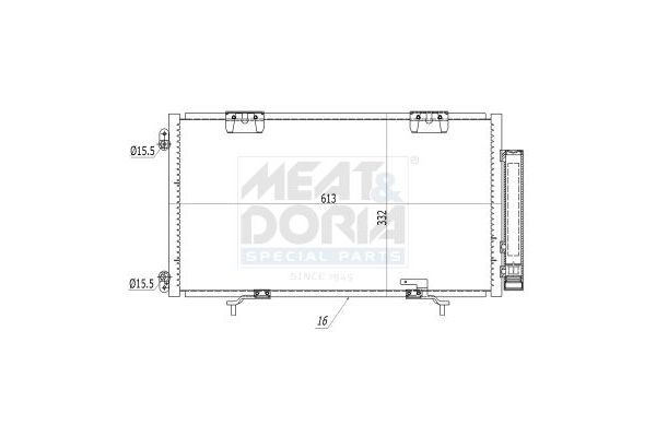 Klima Radyatörü  Toyota Avensis Combi SW (T22)(1998->)  BSG 85-525-001