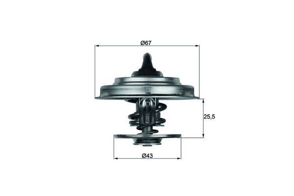 Termostat  MAHLE TX 18 83