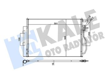 Klima Radyatörü  KALE 343305  96943762 1850272 95026324 95358526