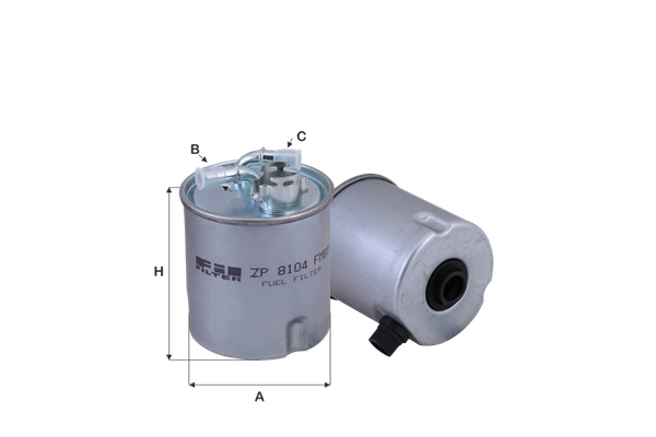 Yakıt Filtresi  Dacia Logan MVC (12.2006->)  FIL FILTRE ZP 8104 FMBM