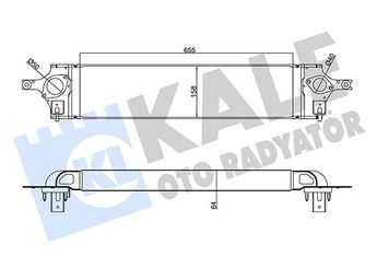 Turbo Radyatörü  ORİS INI504064  144968841R 14461 JG70B 144613UC0C 14461JG70B 14461JG70C