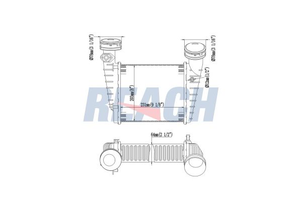 Turbo Radyatörü  BEHR 8ML 376 776-611