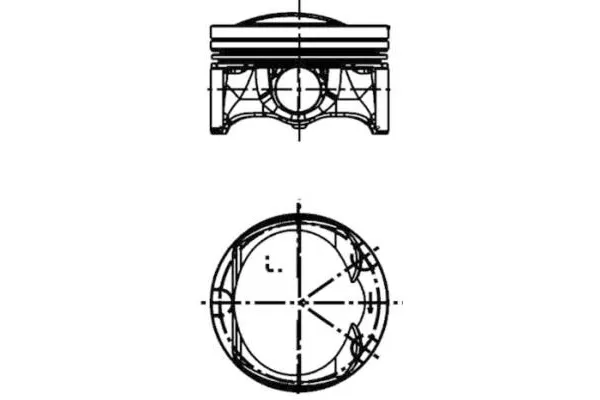 Piston  KOLBENSCHMIDT 41477600