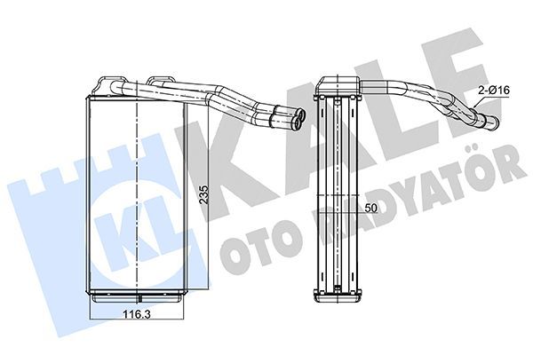 Kalorifer Radyatörü  Land Rover Freelander 1 (LN)(01.1998->)  ASPART 6HMA1023