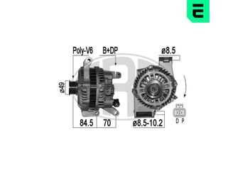 Alternatör  ERA 209358A  A3TG1391AM LF1F18300 LF1F-18300 LF5018300 LF50-18300 LF5018300A LF50-18300-A LF5018400 LF50-18400 A003TG1391 A003TG1391A A003TG1391AM A3TG1391 A3TG1391A