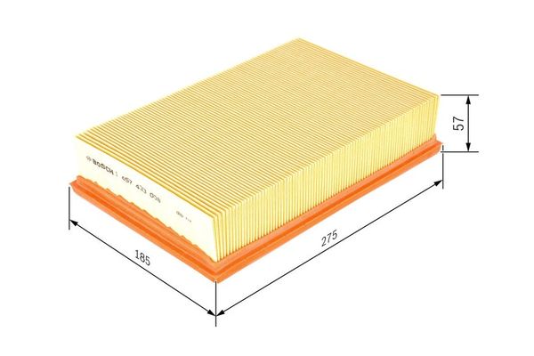 Hava Filtresi  Skoda Felicia Combi (795)(11.1994->)  BOSCH 1 457 433 008