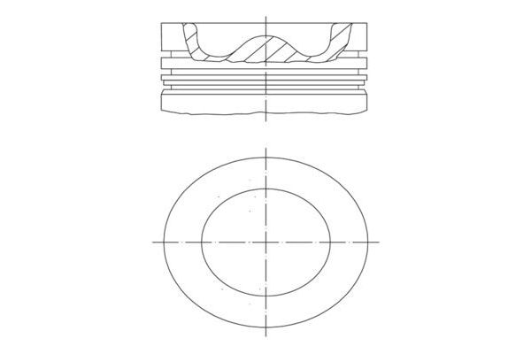 Piston (83.00MM-STD)  MAHLE 011 PI 00109 000
