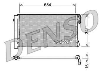 Klima Radyatörü  DENSO DCN05012  64509169789 64536930039 64539169526 64539206296 64539229021