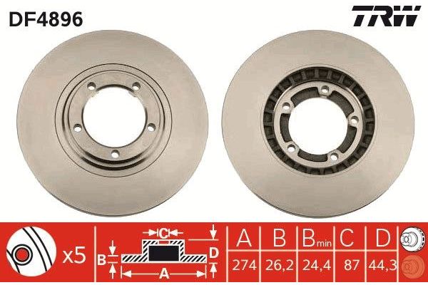 Fren Disk Ayna Ön Sağ ve Sol FRENBU 18191