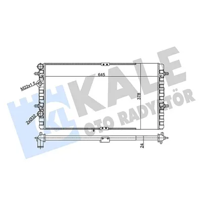 Su Radyatörü  Seat Cordoba Vario (6K5)(08.1999->)  KALE 356305