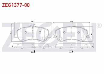 Fren Disk Balata Ön ZEGEN ZEG1377-00   54204820 A0054204820 A0054206320 005 420 48 20 54206320 005 420 63 20 0054204820 0054206320 54209220 0054209220 64206420 0064206420 A0054209220 74206620 0074206620