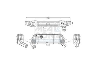 Turbo Radyatörü  MADE IN TAIWAN 623-4835  2819042701 2819042702