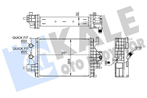Turbo Radyatörü  Renault Captur II (01.2020->)  KALE 376035