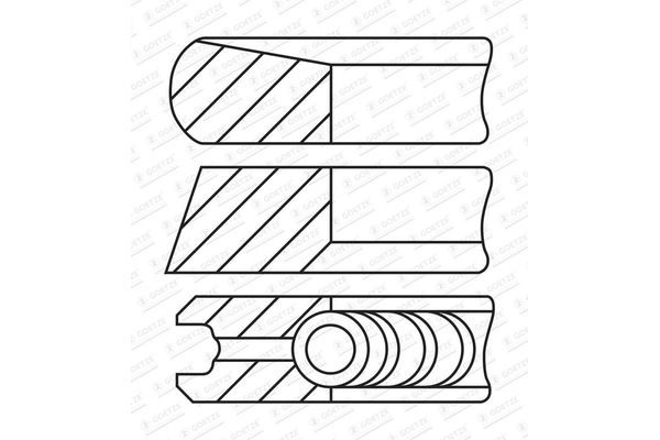 Segman (85.00MM-0.60)  GOETZE 08-443108-00