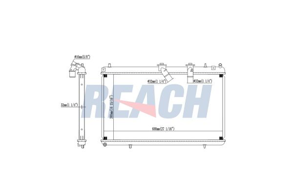 Su Radyatörü  RADISEN RR 636003