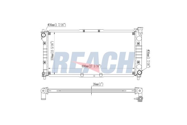 Su Radyatörü  RADISEN RR 62392