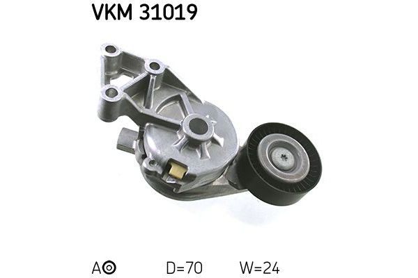 Vantilatör Kayış Gergi Rulmanı  Volkswagen Sharan (7M6/7M9)(04.2000->2010)  SKF VKM 31019