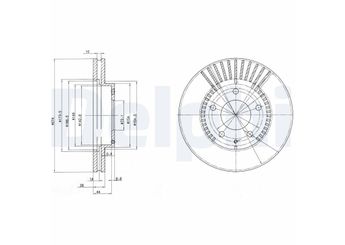 Fren Disk Ayna Ön Sağ ve Sol DELPHI BG3232  T0023325X T0023325XA TY013325X T002-33-25X T002-33-25XA TY01-33-25X TY013325XA TY01-33-25XA TY073325XA TY07-33-25XA