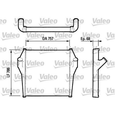 Turbo Radyatörü  VALEO 816730