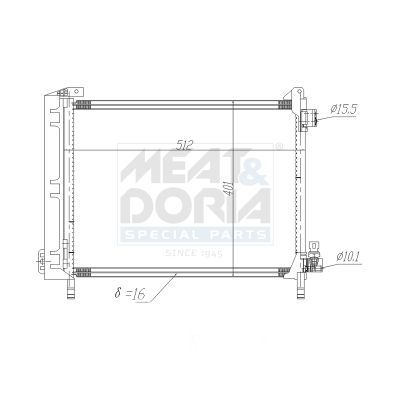 Klima Radyatörü  MGA 82317