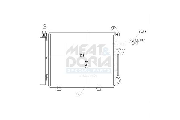 Klima Radyatörü  Hyundai i10 (PA)(09.2007->)  MGA 82559