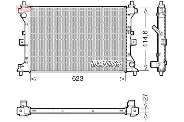 Su Radyatörü  DENSO DRM47039