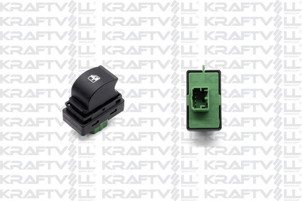 Cam Açma Düğmesi Ön Sağ Fiat Ducato Maxi P.Van, Geniş Hacim 35 (09.2006->)  KRAFTVOLL 04050196