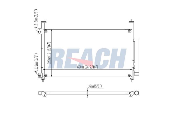 Klima Radyatörü  Honda Civic HB (FK)(09.2005->)  MGA 82316