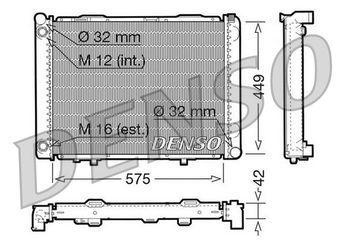 Su Radyatörü  DENSO DRM17069  19010PLCJ0119010PLCJ5119010PLMA51 19010PLCJ01 19010PLCJ51 19010PLMA51 2015008603