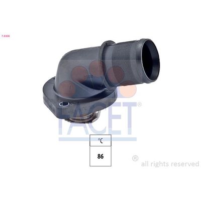 Termostat 89 °C  Peugeot 306 3K/ HB/ Sedan (S2)(04.1997->)  FACET 7.8308