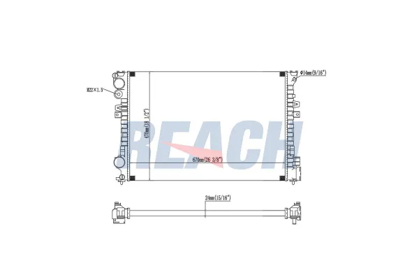 Su Radyatörü  Lancia Zeta (1995->)  MAHER 10468