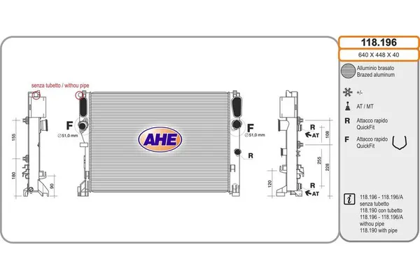 Su Radyatörü  Mercedes CLS (BM 219)(06.2004->)  BSG 83-520-012