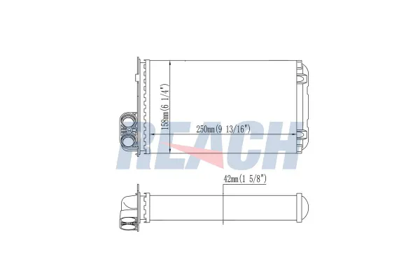Kalorifer Radyatörü  Renault Scenic RX4 (JA0)(06.2000->)  MAHER 14728