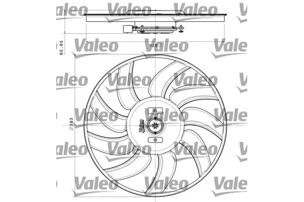 Radyatör Fan ve Motoru  Audi A6 Allroad Quattro (4GH)(01.2012->)  VALEO 696350