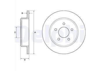 Fren Disk Ayna Arka Sağ ve Sol DELPHI BG3739  52128411AB 52128411AA 4721023AD 04721023AD 4721023AF 04721023AF 4721023 4721023AC 4721023AE 4721023AG 4721220AA 52128411 2AMV8411AA V5018411AA