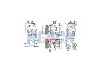 Klima Kompresörü  DELPHI CS20487  CS20487