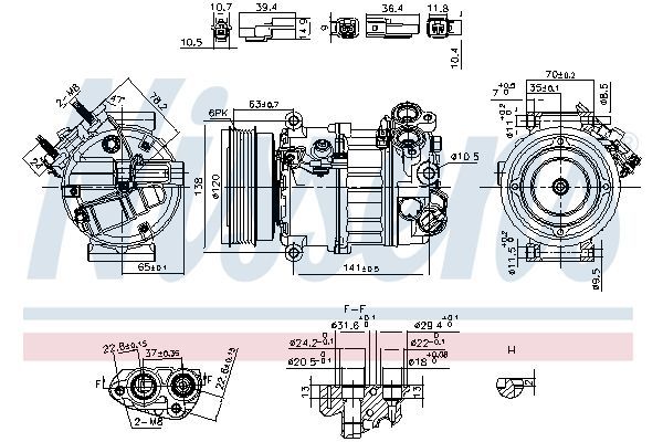 Klima Kompresörü  NISSENS 890593