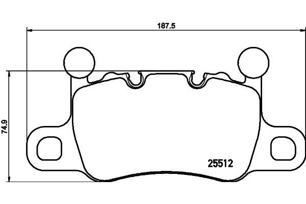Fren Disk Balata Ön Porsche 718 Cayman (Typ 982C)(04.2016->)  BREMBO P 65 038