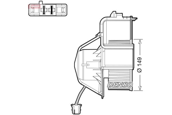 Kalorifer Motoru  DENSO DEA05007