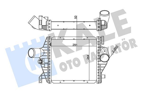 Turbo Radyatörü  Mercedes V -Sınıfı (638)  KALE 344990