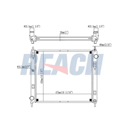 Su Radyatörü  Nissan Cube (Z12)(08.2009->)  VEKA 16-3536B