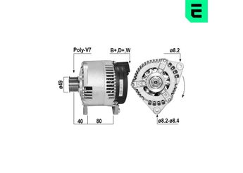 Alternatör  ERA 210067A  YLE10113 AMR4248 AMR 4248 YLE 10113 YLE1013 YLE 1013