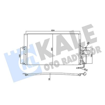 Klima Radyatörü  KALE 357880