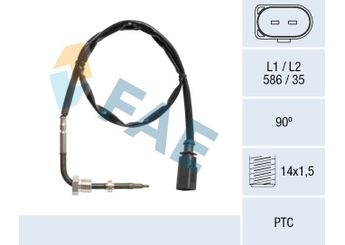 Egzoz Sıcaklık Sensörü  MAHER 22868  3L906088FC 3L906088BN 03L 906 088 BN 03L 906 088 FC