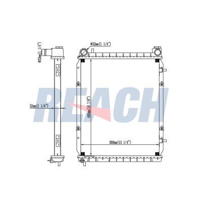 Su Radyatörü  Renault R 19 (B/C/L53)(05.1992->)  KALE 0535351AB