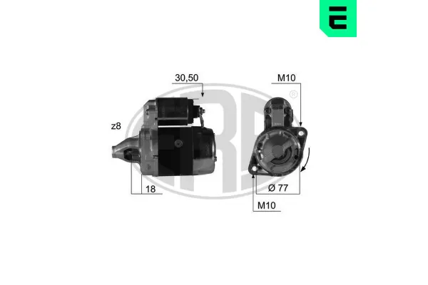 Marş Dinamosu  Mitsubishi L 200/300/400 (P00)(1986->)  ERA 220382A