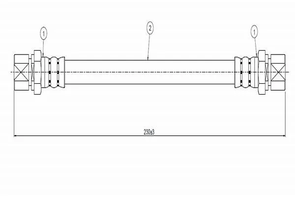 Fren Hortumu Arka Sağ veya Sol Opel Astra F Van (1991->)  CAVO C800 257A