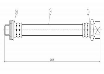 Fren Hortumu Arka Sağ veya Sol CAVO C900 229A  562352 562359 90425239 90468320 4483285